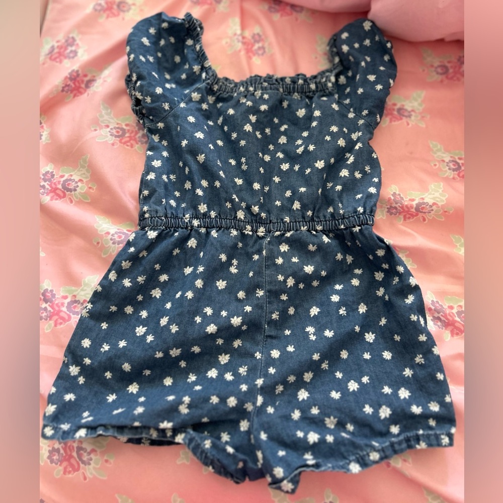 Gap denim jumpsuit